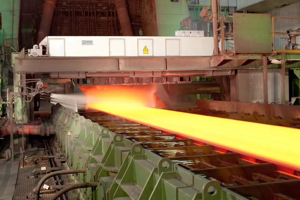 &copy; IMS Messsysteme GmbH // Established strip thickness measurement with isotope sources in the hot rolling mill