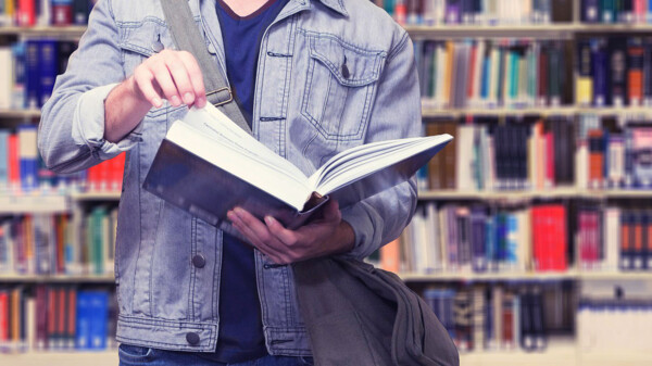 Reading person<br>